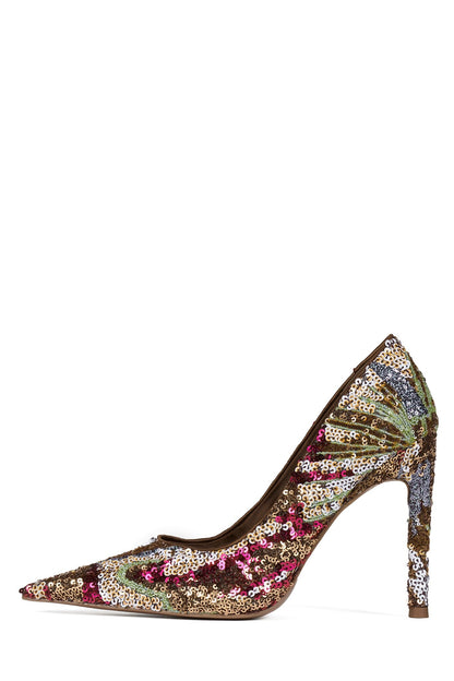 GOOD-SEQ - Brown Satin Combo |Jeffrey Campbell