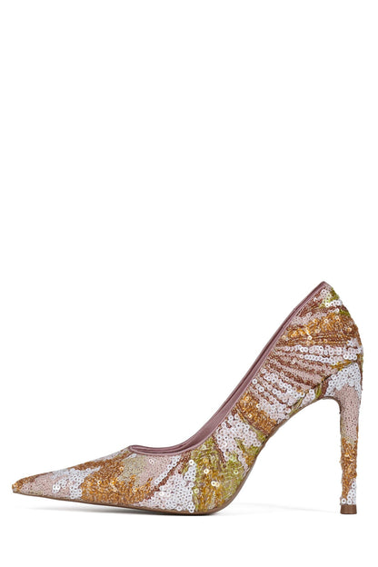 GOOD-SEQ - Brown Satin Combo |Jeffrey Campbell