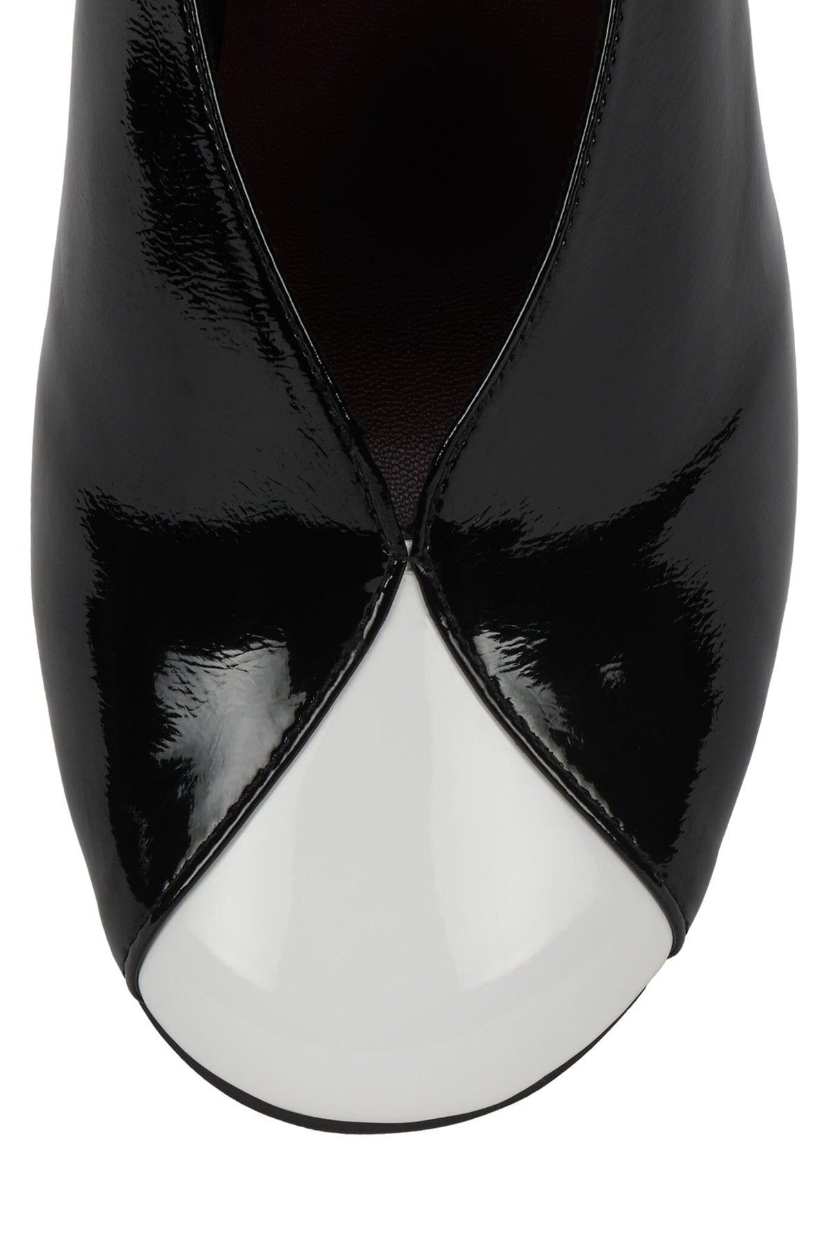 AMUSING - Black White Patent |Jeffrey Campbell
