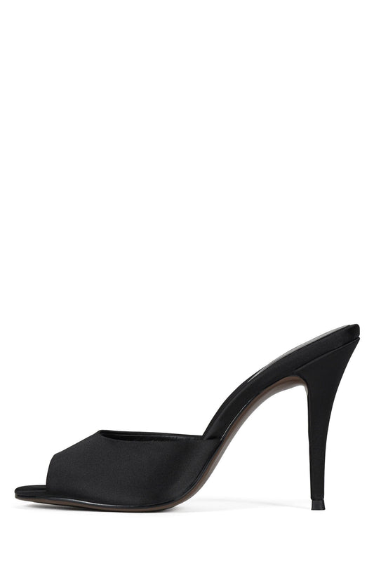 BIENVENIDO - Black Satin |Jeffrey Campbell