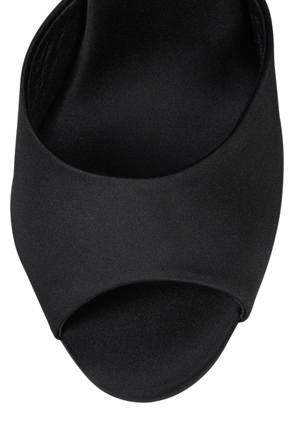 BIENVENIDO - Black Satin |Jeffrey Campbell