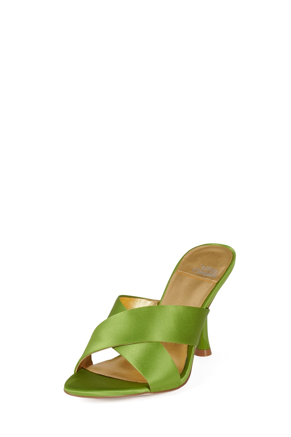ILLUSTRIA - Green Satin |Jeffrey Campbell