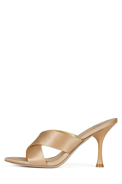 ILLUSTRIA - Green Satin |Jeffrey Campbell