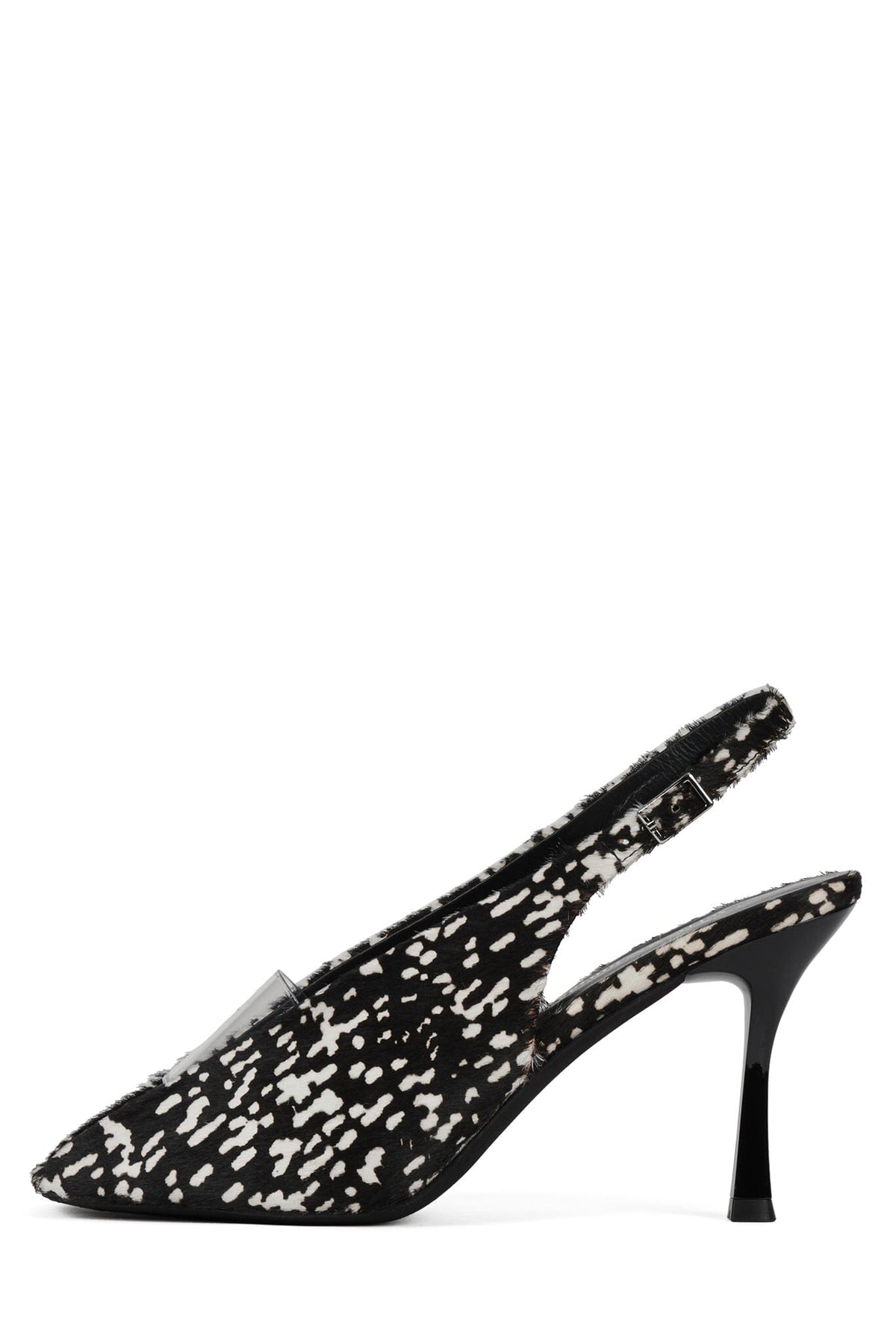 PATRIZIA-F - Black White Dot Clear |Jeffrey Campbell