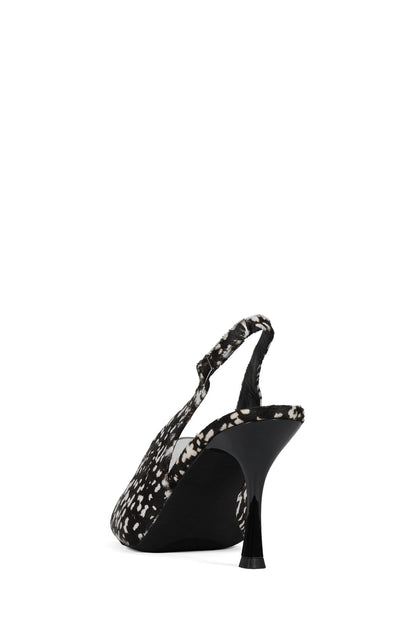 PATRIZIA-F - Black White Dot Clear |Jeffrey Campbell