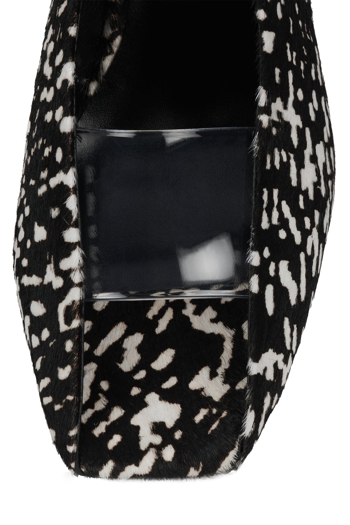 PATRIZIA-F - Black White Dot Clear |Jeffrey Campbell