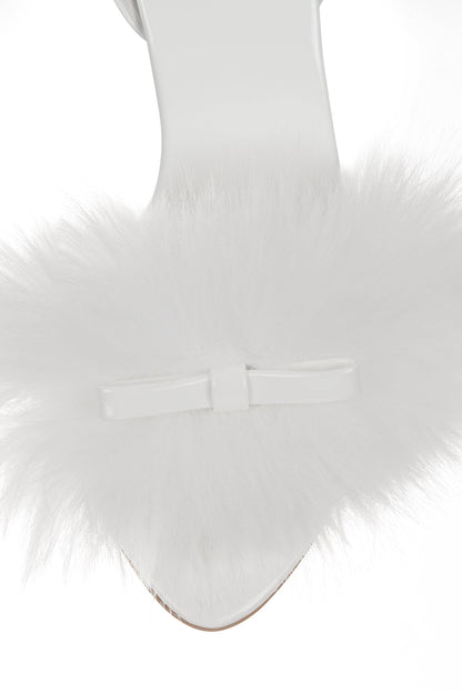 PRICE-F - White Patent Combo |Jeffrey Campbell