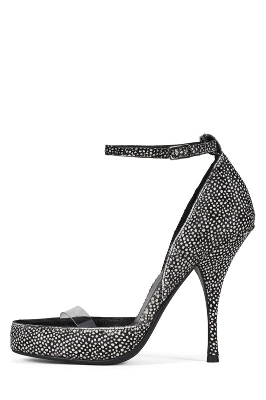 GOUACHE-F - Black White Dot Clear |Jeffrey Campbell