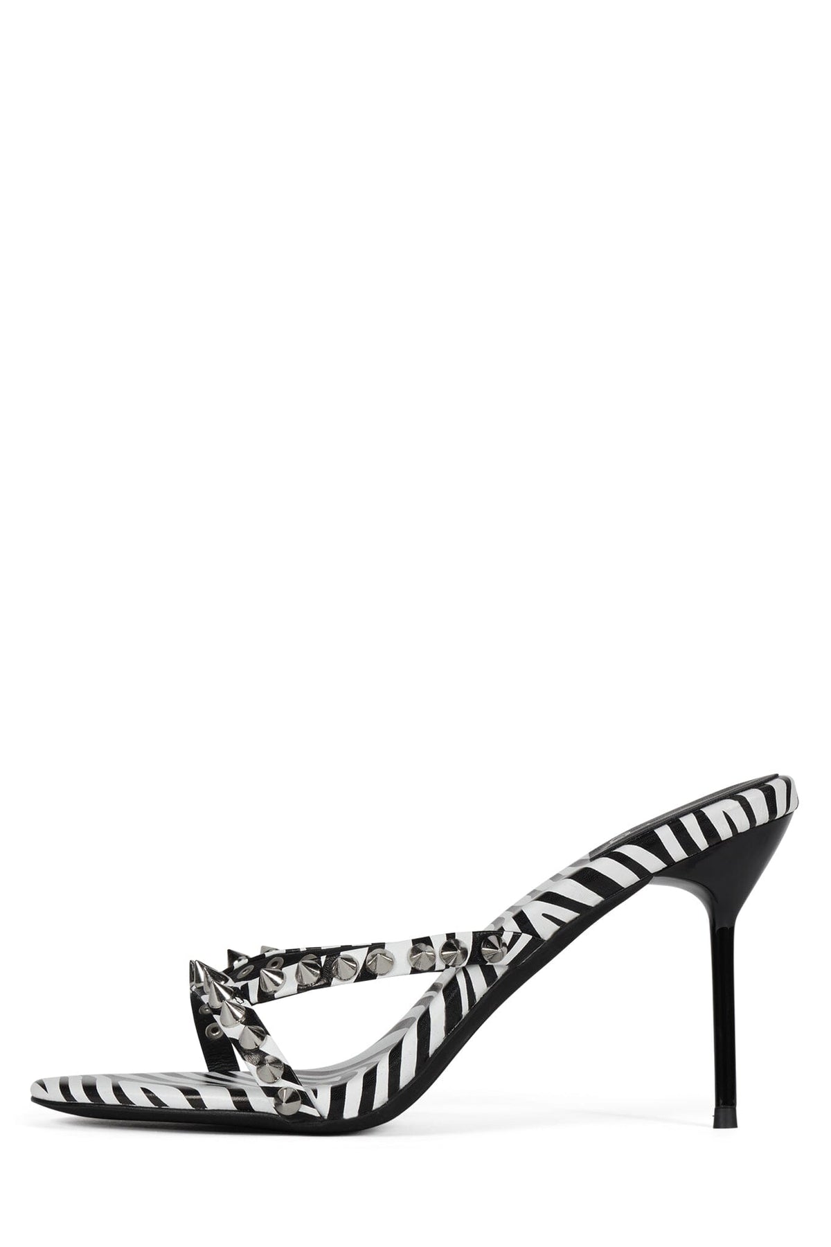 GABBRIETTE - Black White Zebra Silver |Jeffrey Campbell