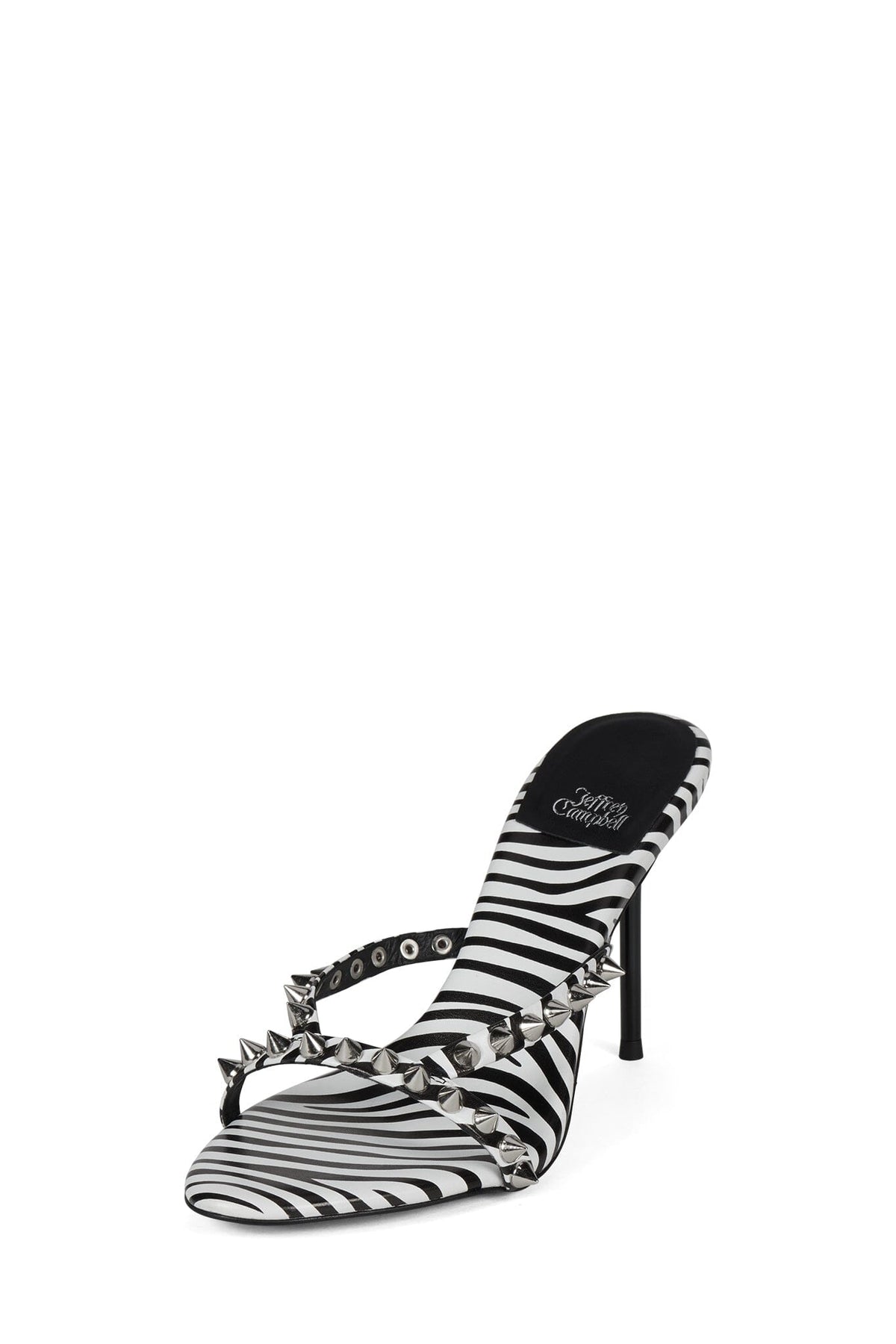 GABBRIETTE - Black White Zebra Silver |Jeffrey Campbell