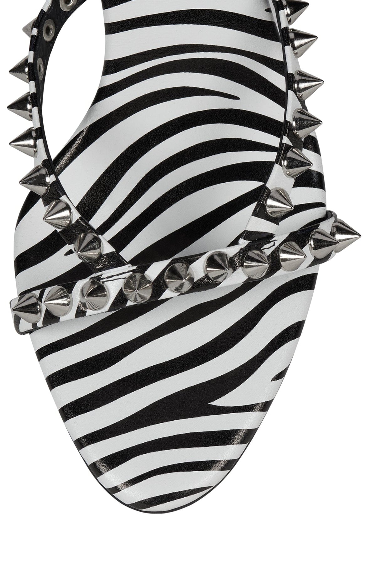 GABBRIETTE - Black White Zebra Silver |Jeffrey Campbell