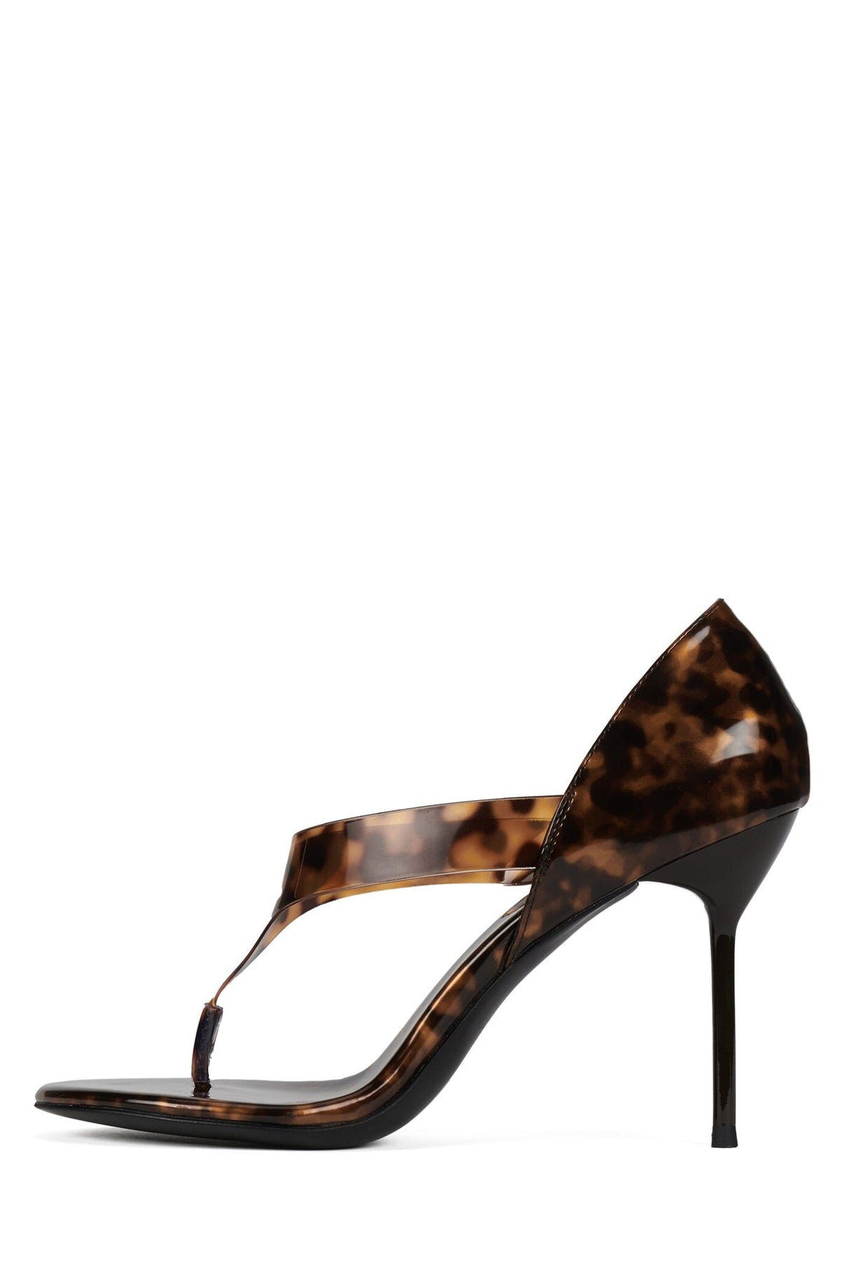 RHIAN Thong Stiletto Pump - Tortoise |Jeffrey Campbell