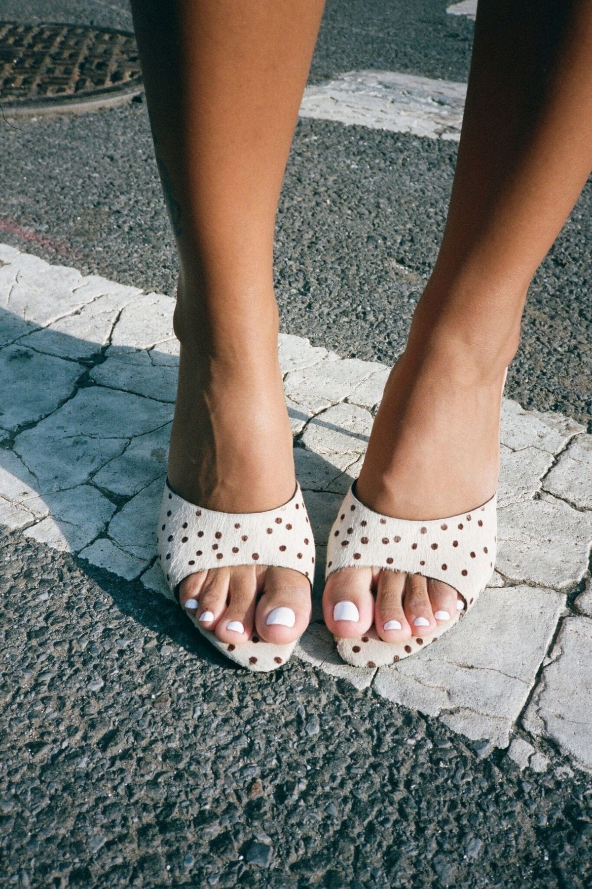 AGENT-F - Beige Brown Spot |Jeffrey Campbell