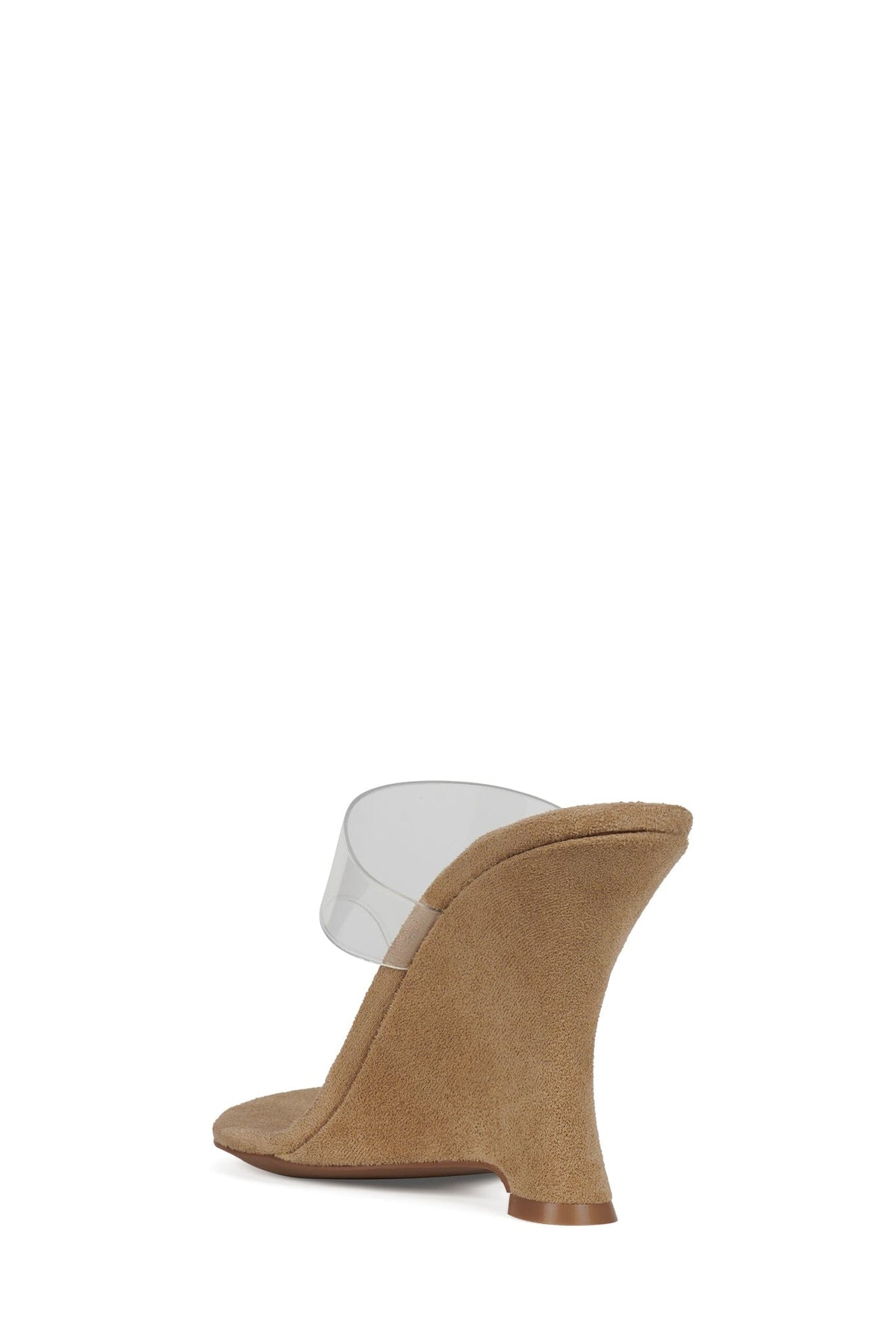 PERSISTENT - Beige Suede Clear |Jeffrey Campbell