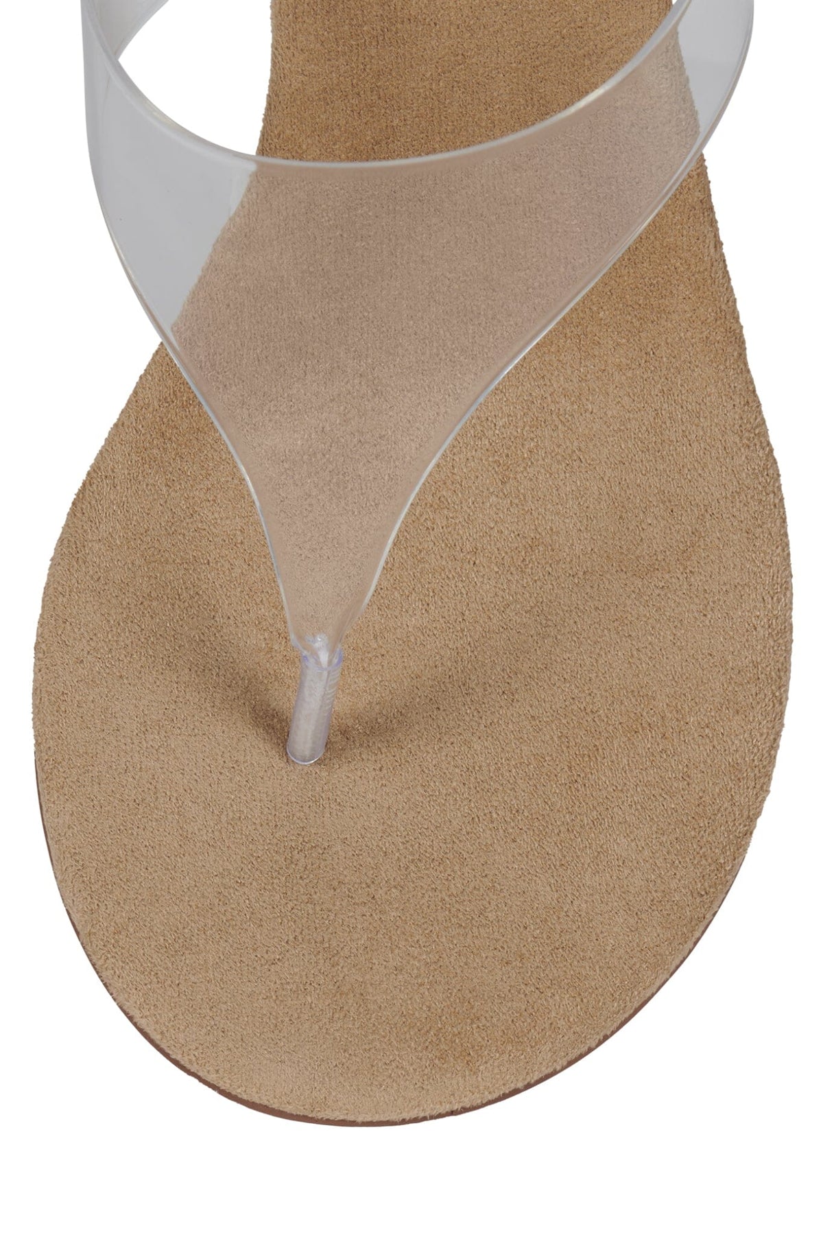 PERSISTENT - Beige Suede Clear |Jeffrey Campbell