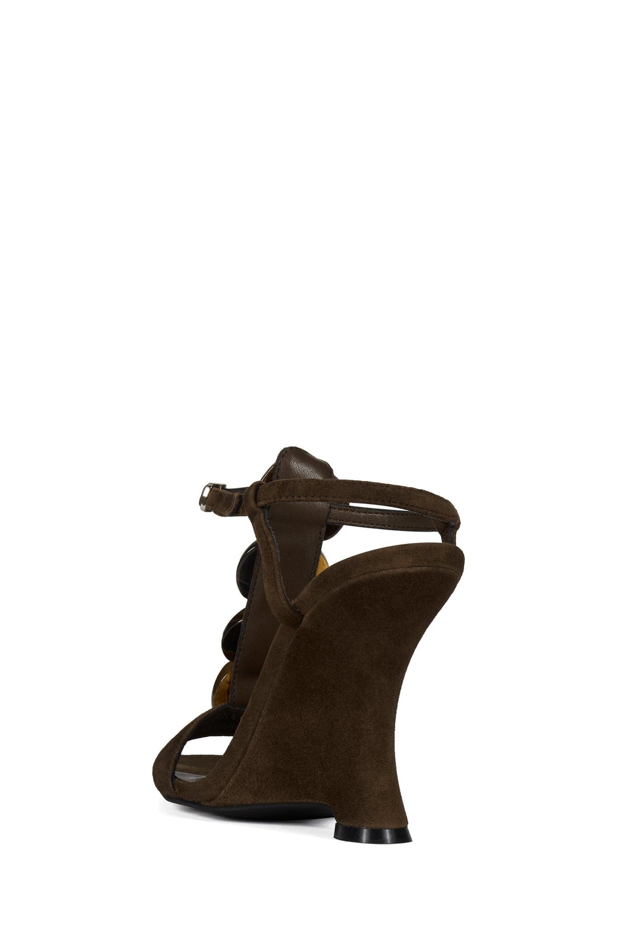 PALMA Wedge Sandal - Espresso Suede |Jeffrey Campbell