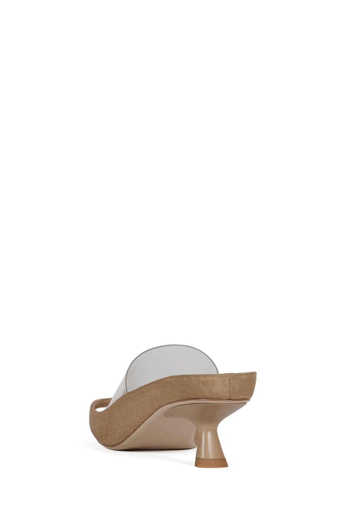 MUON - Beige Suede Clear |Jeffrey Campbell