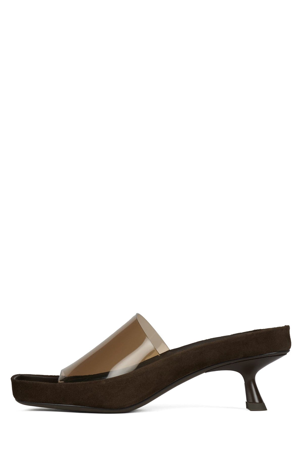 MUON - Beige Suede Clear |Jeffrey Campbell
