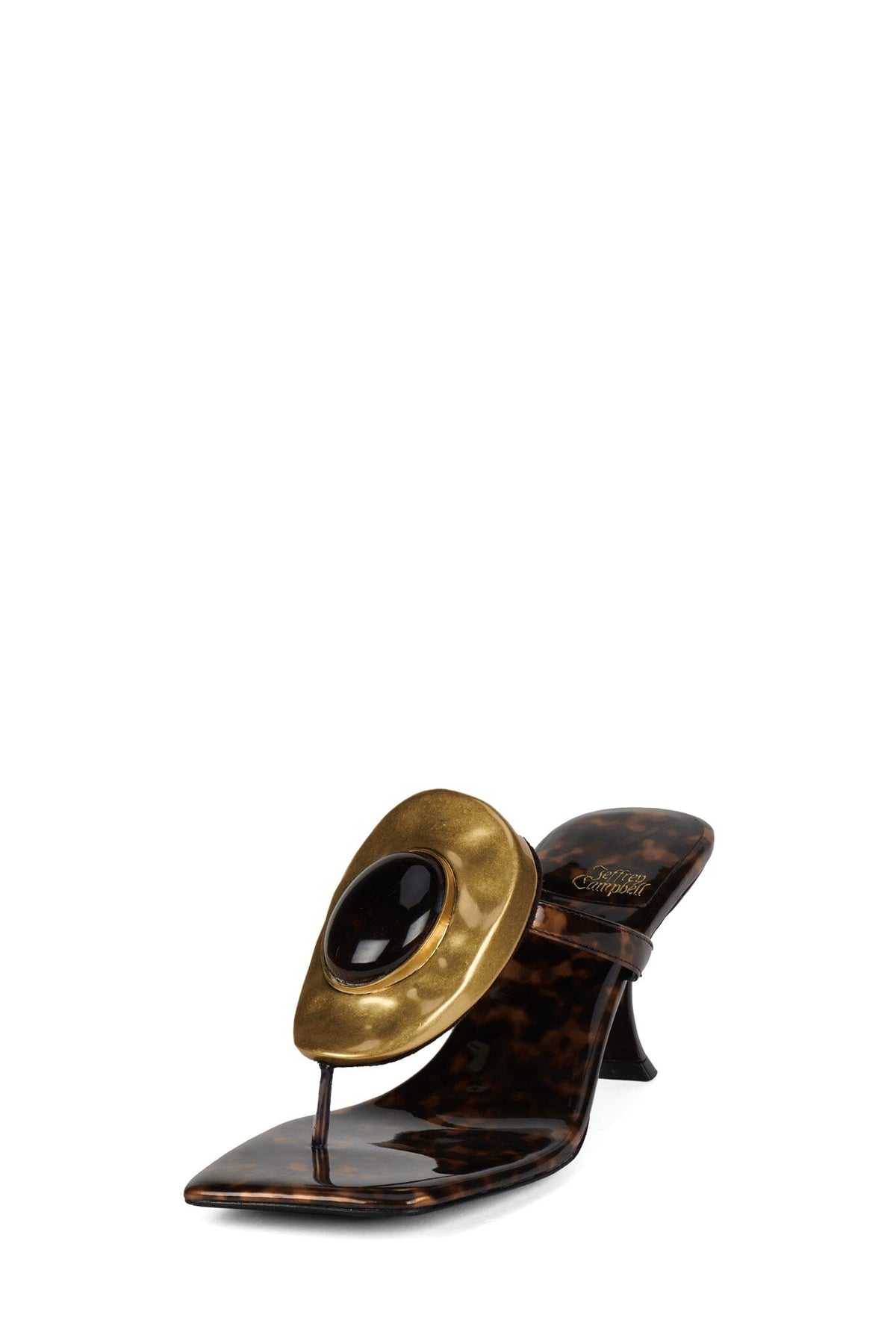 BAZAAR-MH - Tortoise Patent Gold |Jeffrey Campbell