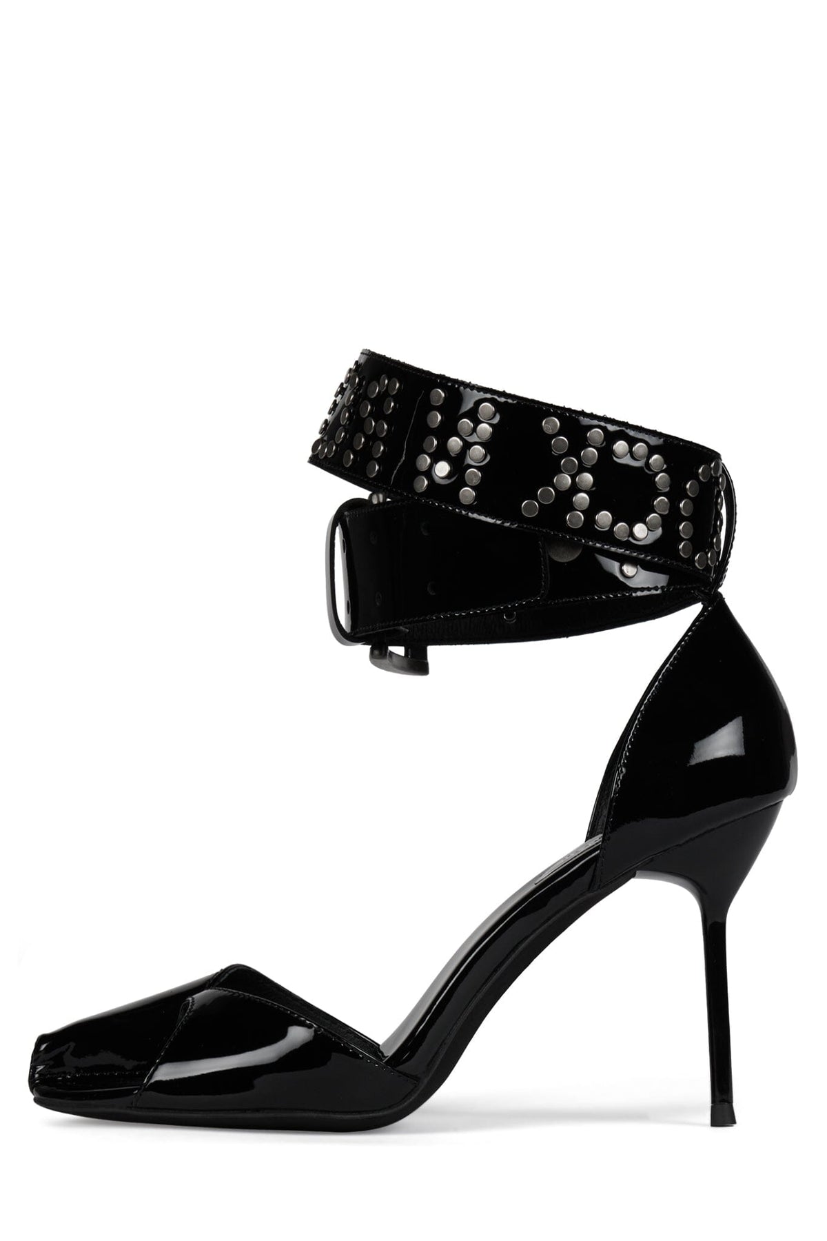 STAGE-DIVE Stiletto Sandal - Black Patent |Jeffrey Campbell