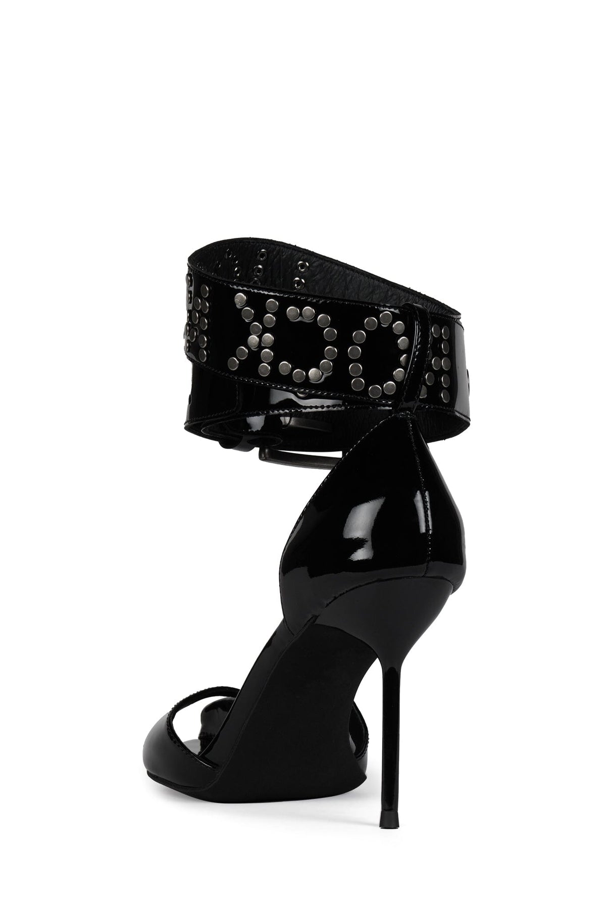 STAGE-DIVE Stiletto Sandal - Black Patent |Jeffrey Campbell