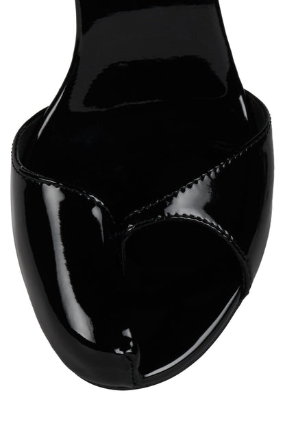 STAGE-DIVE Stiletto Sandal - Black Patent |Jeffrey Campbell