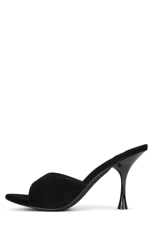 AGENT Heeled Sandal - Black Suede |Jeffrey Campbell