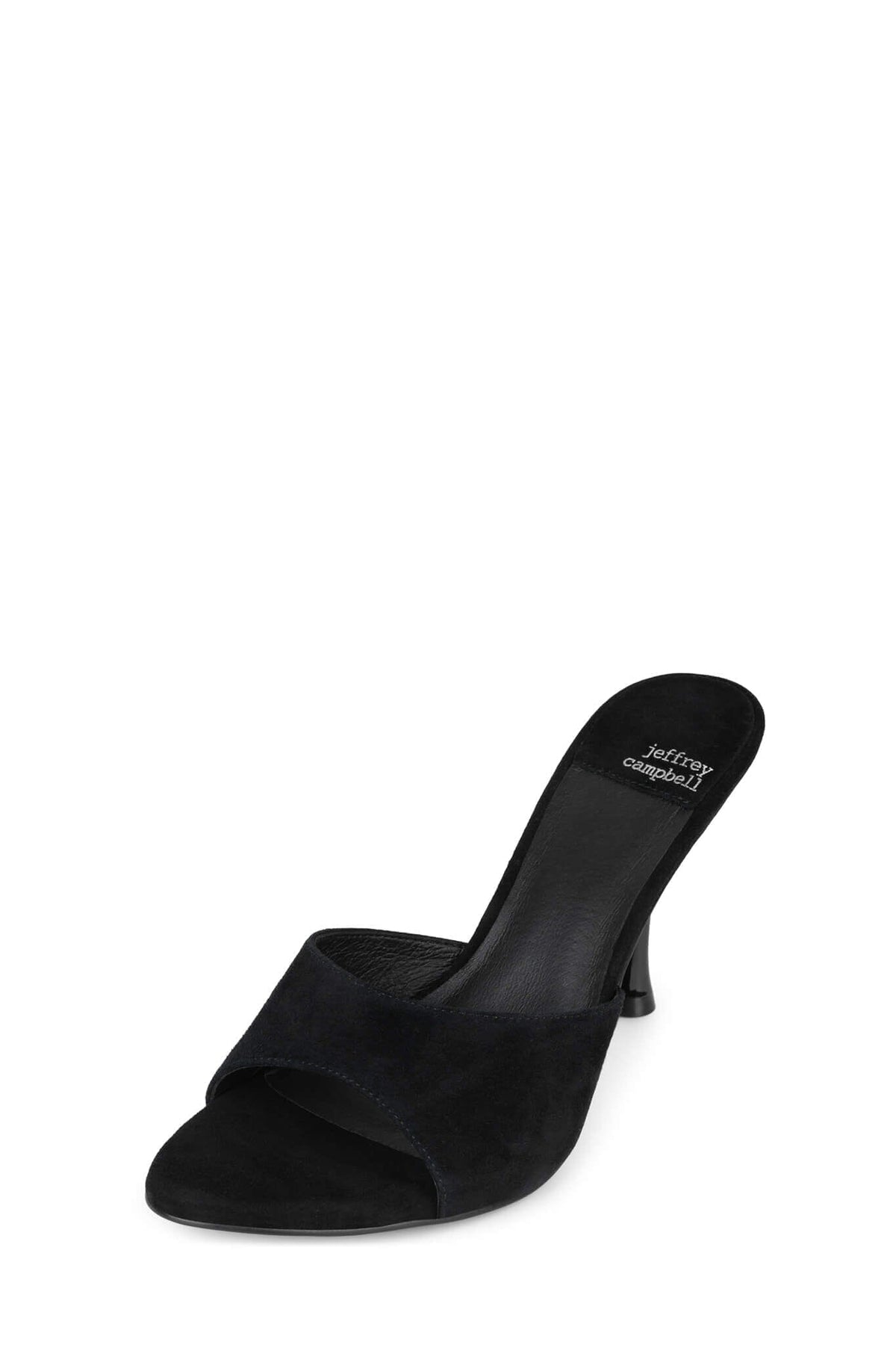 AGENT Heeled Sandal - Black Suede |Jeffrey Campbell