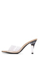 Nude Suede Clear