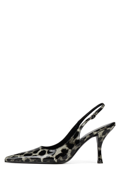 MILLY - Grey Leopard Patent |Jeffrey Campbell