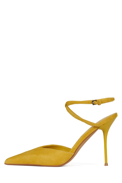 BORDEAUX - Grey Suede |Jeffrey Campbell