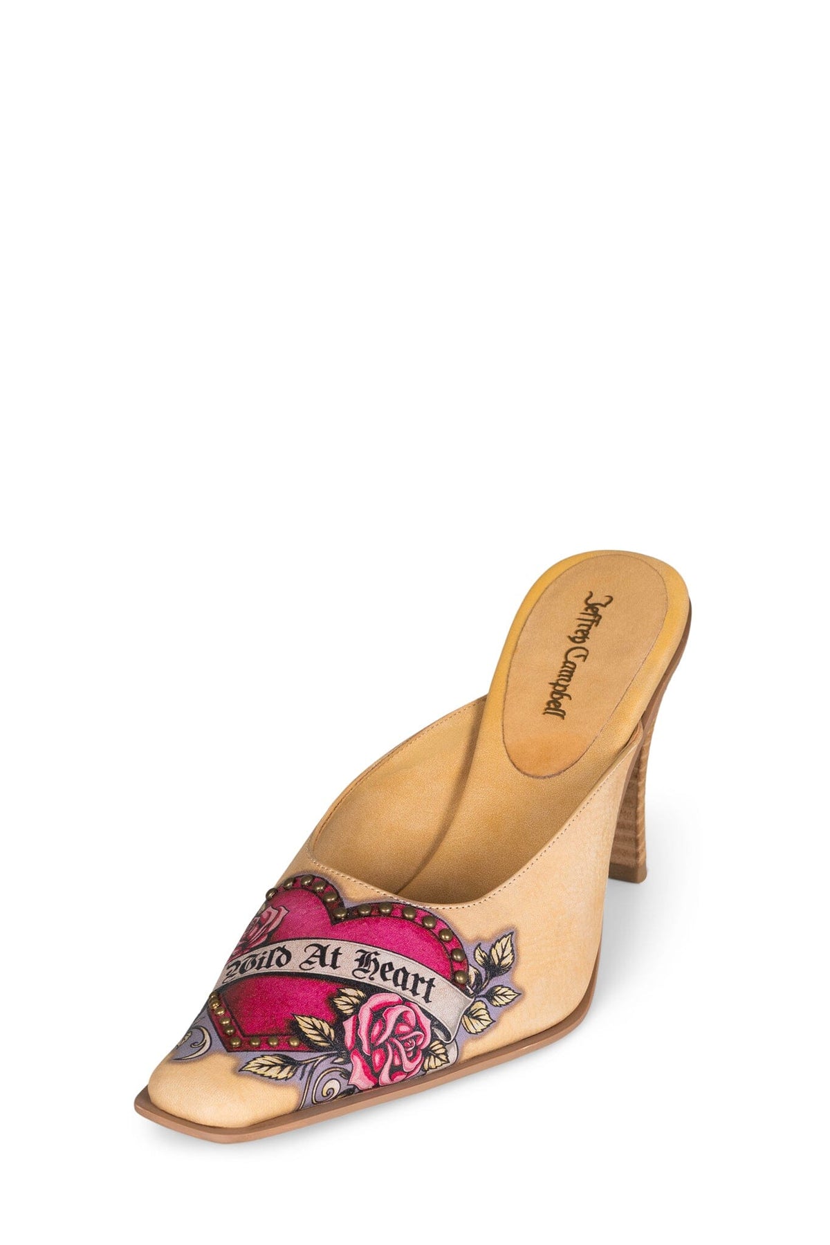 SLEUTH Heeled Mule - Banana Wild Combo |Jeffrey Campbell
