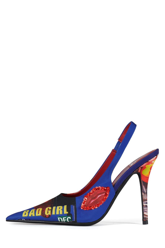 SURPASS Slingback Pumps - Bad Girl Combo |Jeffrey Campbell
