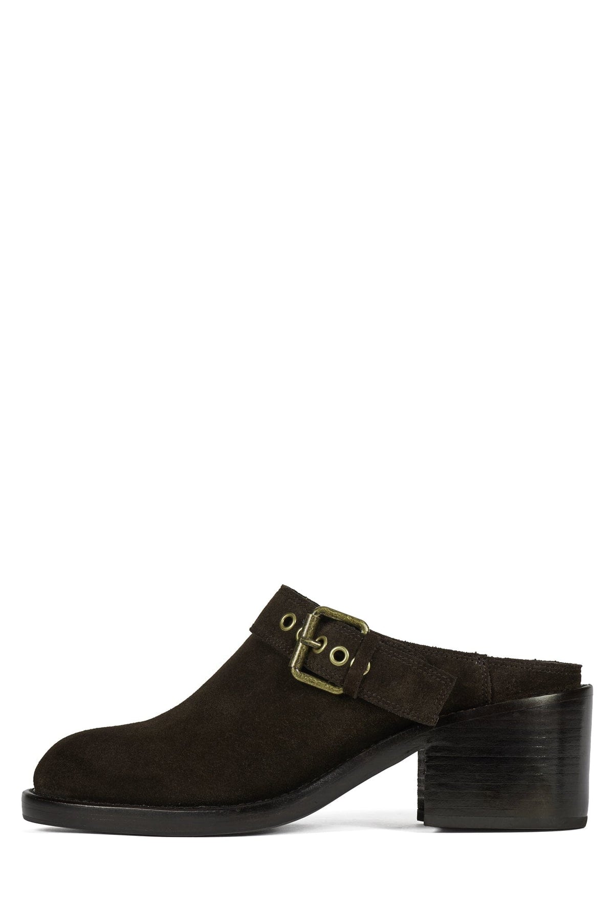 BERGAMOT - Brown Suede Gold |Jeffrey Campbell