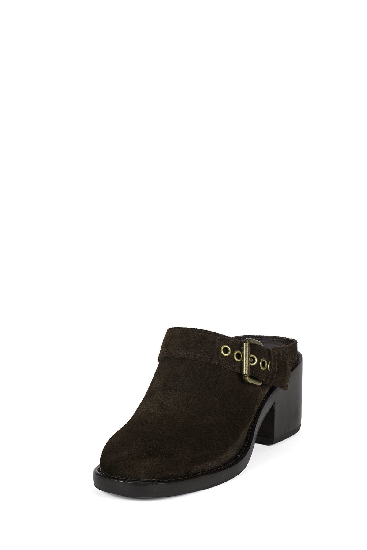 BERGAMOT - Brown Suede Gold |Jeffrey Campbell