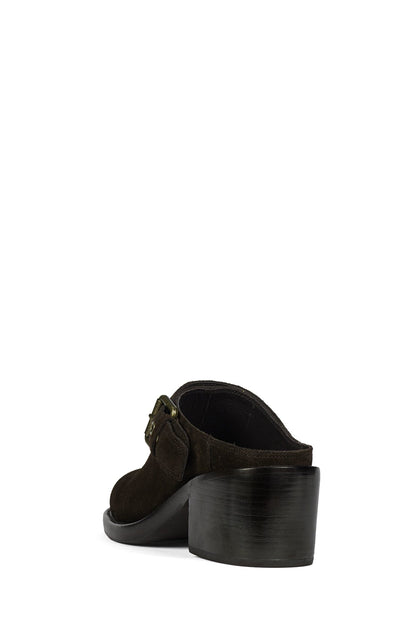BERGAMOT - Brown Suede Gold |Jeffrey Campbell