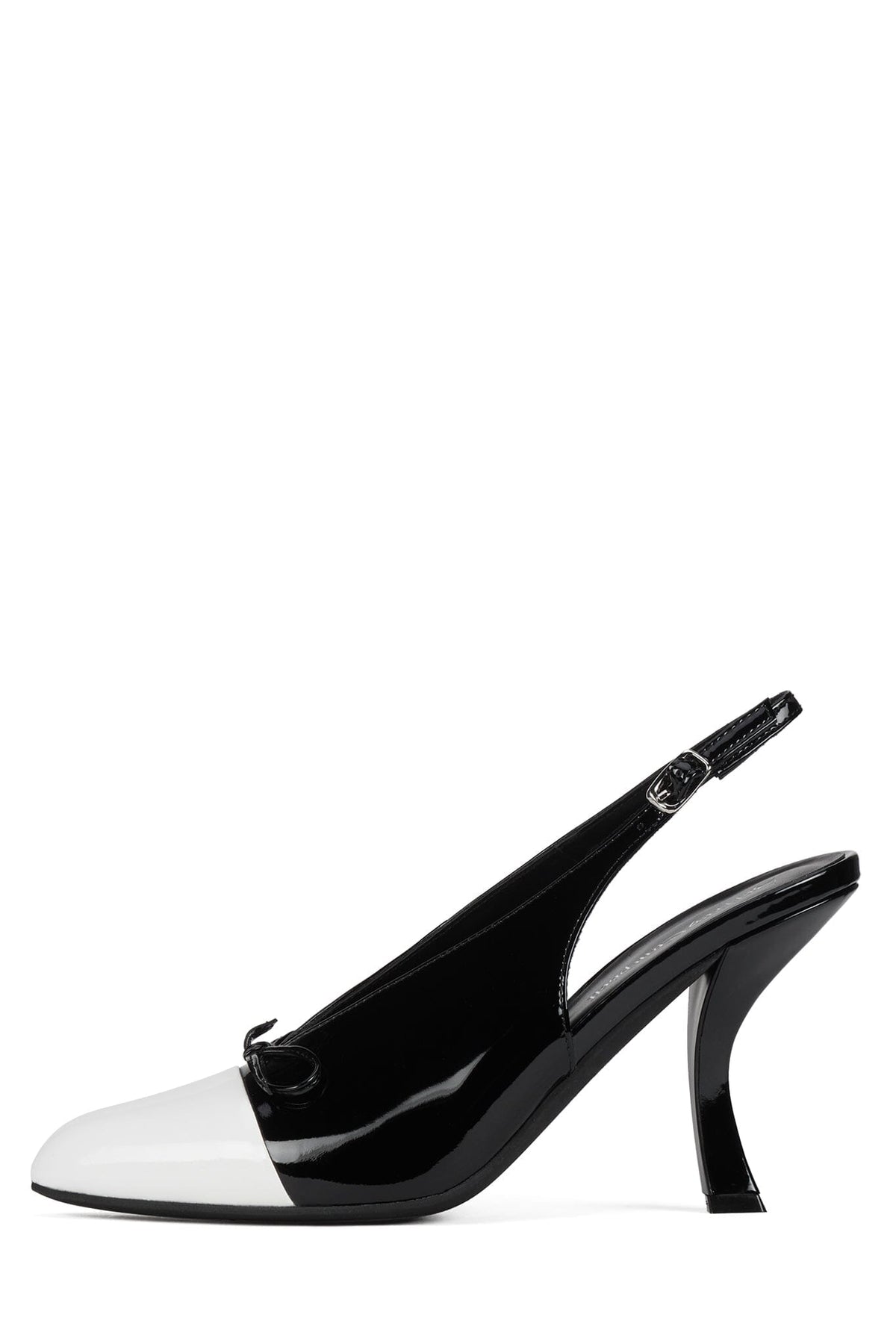 CHAI - White Patent Black Patent |Jeffrey Campbell