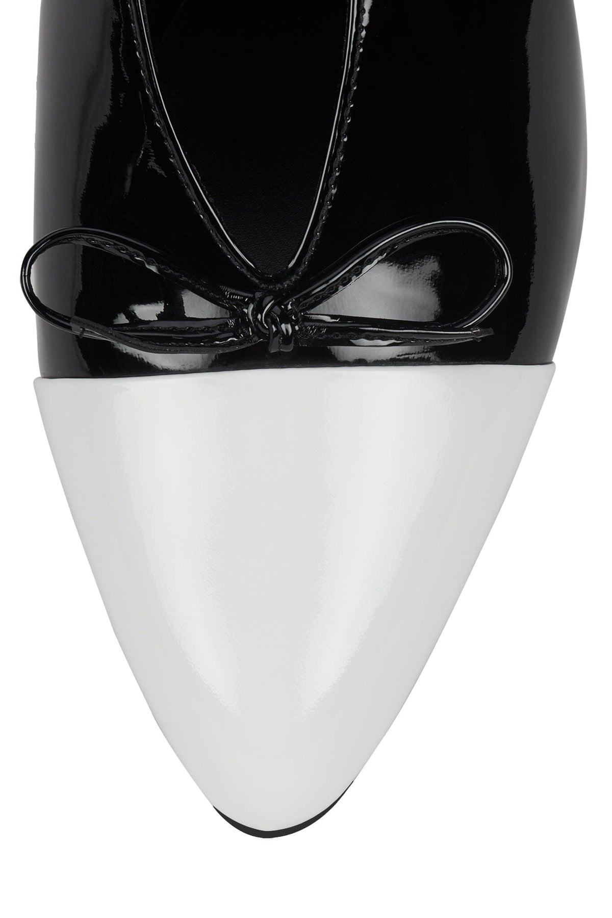 CHAI - White Patent Black Patent |Jeffrey Campbell