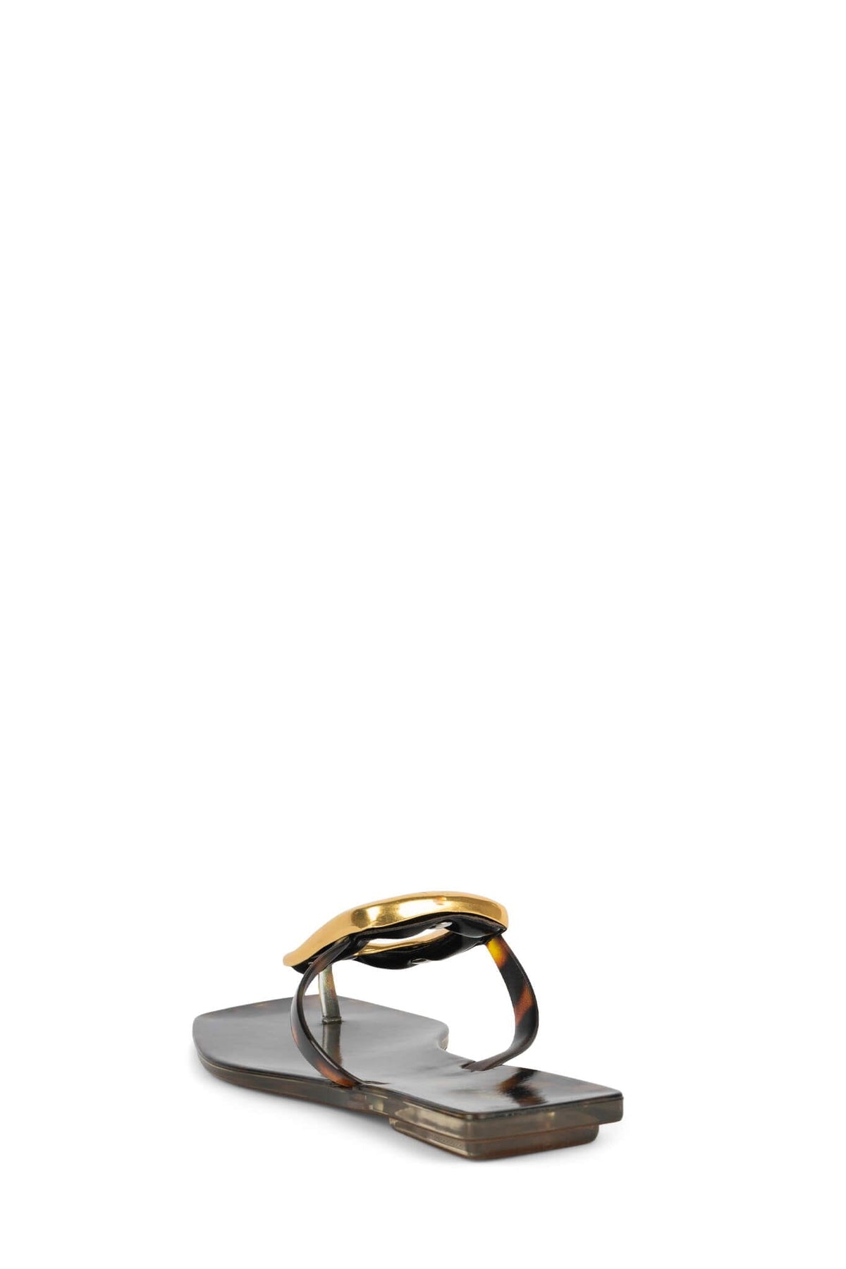 LINQUES-J Jelly Sandal - Tortoise Gold |Jeffrey Campbell