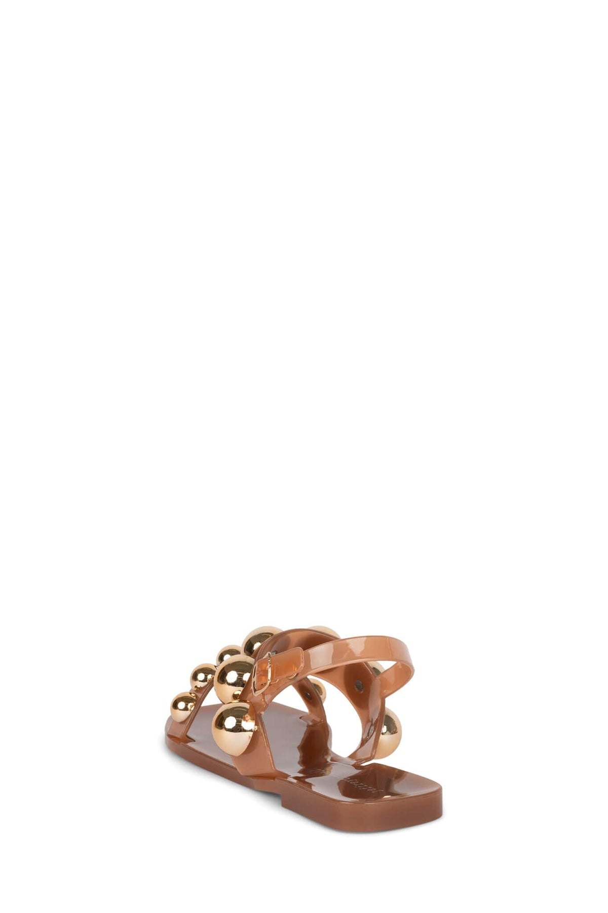 GUM-DROP Flat Sandals - Caramel Gold |Jeffrey Campbell